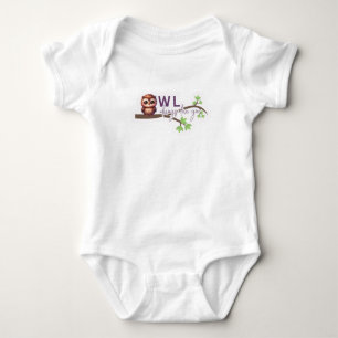 Adventure Owl Design Bodysuit für Baby Strampler
