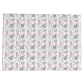 Adventure Park Osterfest Bunny Spring Pastel Blume Große Geschenktüte (Rückseite)