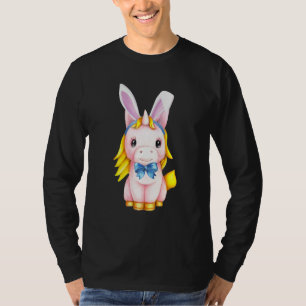 Adventure Park Osterfest Unicorn Bunny Ears Krawat T-Shirt