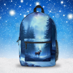 Adventure Park Rentier Winter Wonderland Bedruckter Rucksack