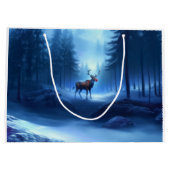 Adventure Park Rentier Winter Wonderland Große Geschenktüte (Rückseite)