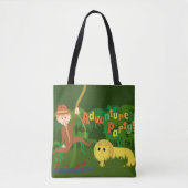 Adventure Party Niedlich Fun Dschungel Design Tasche (Vorderseite)