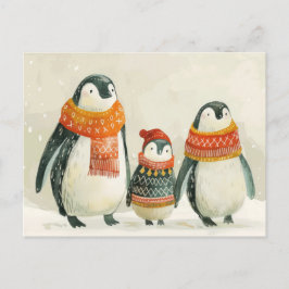 Adventure Pinguin Postkarte