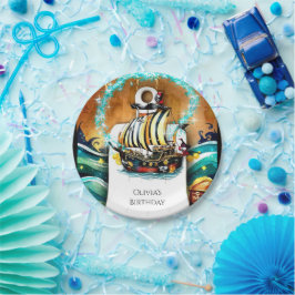 Adventure Pirate zum Geburtstag von Kids's Pastel  Pappteller