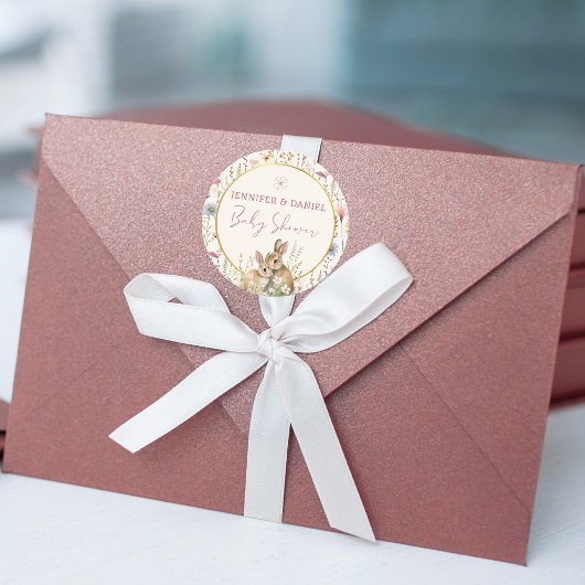 Adventure Pizza Wildblume Baby Dusche Dusche Dusch Runder Aufkleber