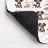 Adventure Puppy and Kitten mit Pizza Mousepad (Ecke)