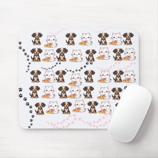 Adventure Puppy and Kitten mit Pizza Mousepad (Mit Mouse)