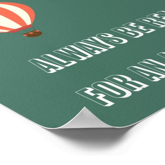 Adventure Quote Poster (Ecke)