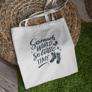 Adventure Quote Tragetasche