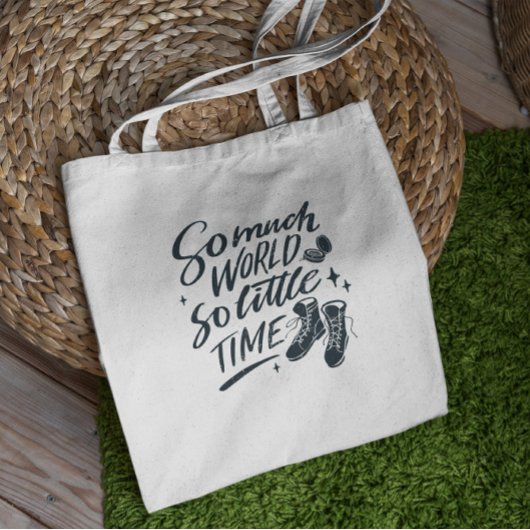 Adventure Quote Tragetasche