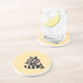 Adventure Raccoon Weihnachten Flüchtige Blick - Ni Getränkeuntersetzer (Seite)