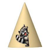 Adventure Raccoon Weihnachten Flüchtige Blick - Ni Partyhütchen (Vorderseite)