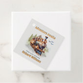 Adventure Retirement Vintage Train Mountains  Geschenkanhänger (Beispiel)