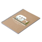 Adventure Retro Trailer Camper Boy Baby Shooter Notizblock (Linke Seite)