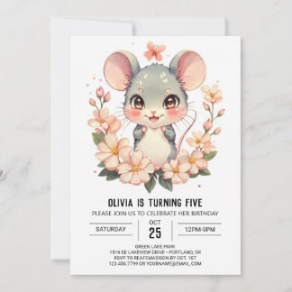 Adventure Rodent Mouse Geburtstag Einladung
