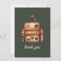 Adventure Rucksack + Flaschen Green Baby Dusche