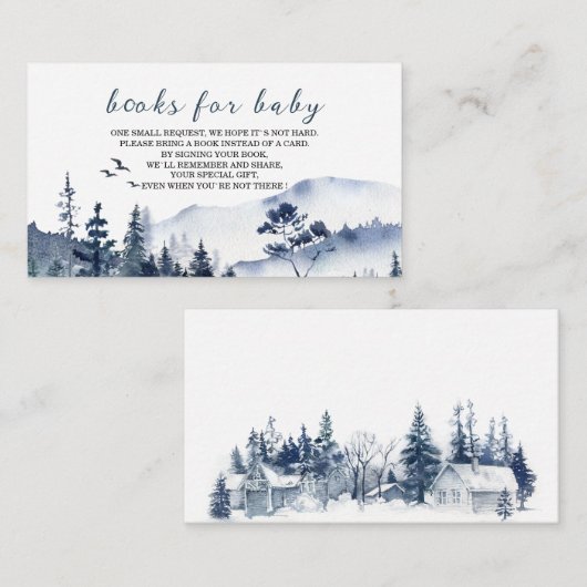 Adventure Rustic Forest Monte Begleitkarte (Vorne/Hinten)