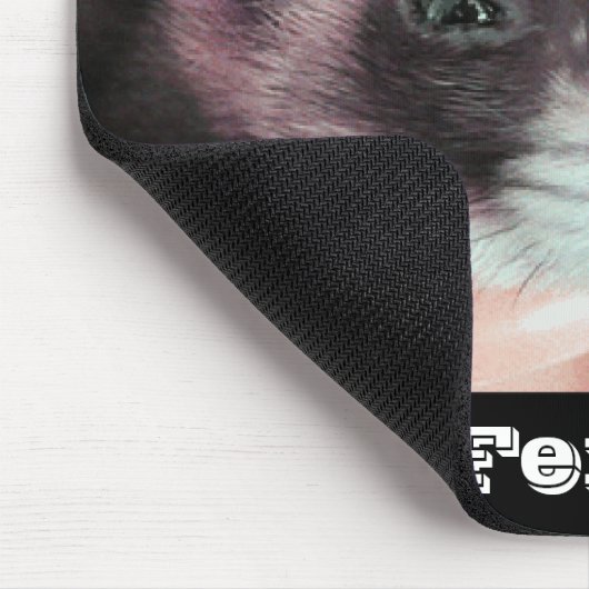 Adventure Sable Ferret Foto Mousepad (Ecke)