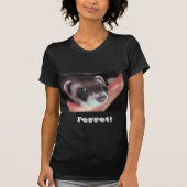 Adventure Sable Ferret Foto T-Shirt (Vorderseite)