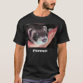 Adventure Sable Ferret Foto T-Shirt (Vorderseite)