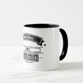 Adventure Since [Year] Custom Coffee  Tasse (VorderseiteRechts)