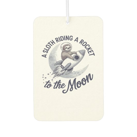 Adventure Sloth Astronaut Autolufterfrischer (Vorderseite)