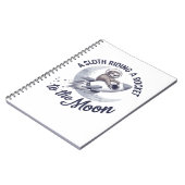 Adventure Sloth Astronaut Notizblock (Linke Seite)