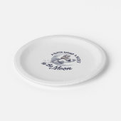 Adventure Sloth Astronaut Pappteller (Schrägansicht)