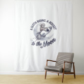 Adventure Sloth Astronaut Wandteppich (Beispiel)