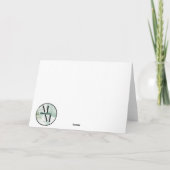 Adventure Snowman Couple Weihnachtskarte Karte (Rückseite)