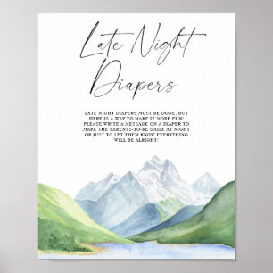 Adventure - Spate night diaper game Poster