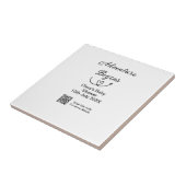 Adventure startet Baby Dusche Scan QR Fliese (Seite)