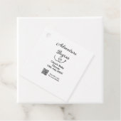 Adventure startet Baby Dusche Scan QR Geschenkanhänger (Beispiel)