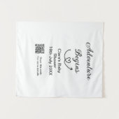 Adventure startet Baby Dusche Scan QR Wandteppich (Vorderseite (Horizontal))