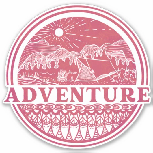 Adventure Sticker (Vorderseite)