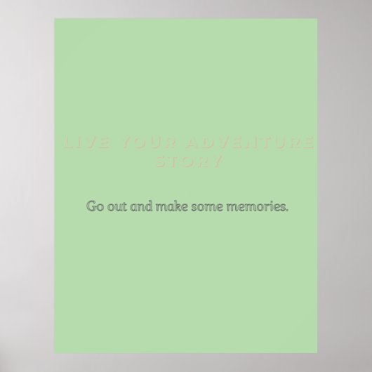 Adventure Story Poster (Vorne)