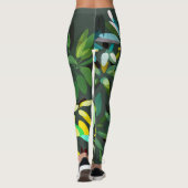 Adventure Style Bright Green Folies Print Leggings (Rückseite)