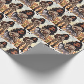 Adventure & Style Wolf Geschenkpapier (Ecke)