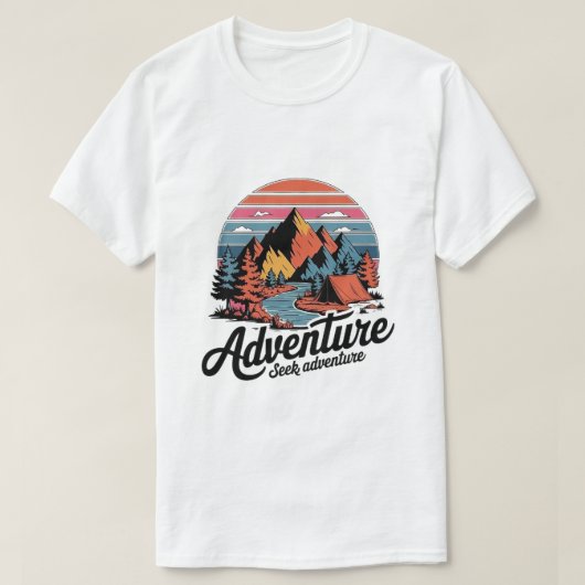 Adventure-T-Shirt suchen: Perfektes Urlaubspensum T-Shirt (Design vorne)