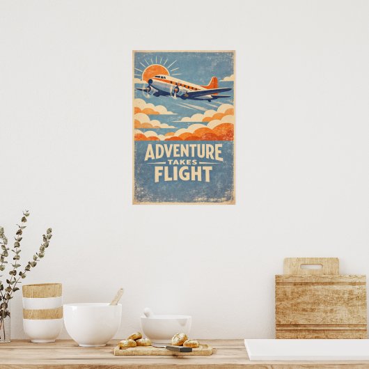 Adventure Takes Flight Poster (Küche)