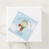 Adventure Theme Birthday Party Boy Vielen Dank Geschenkanhänger (Beispiel)