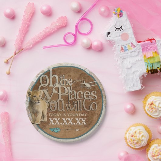 Adventure Theme Party Plate Pappteller (Party)