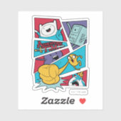 Adventure Time | Action Panel Graphic Aufkleber (Blatt)