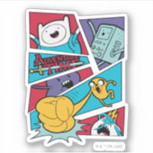 Adventure Time | Action Panel Graphic Aufkleber (Vorderseite)