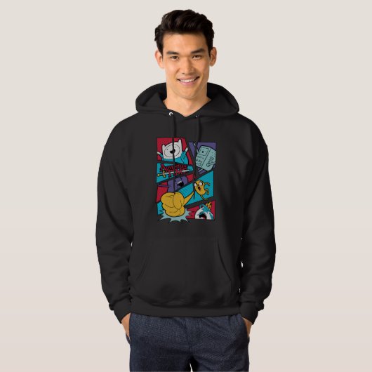 Adventure Time | Action Panel Graphic Hoodie (Vorne ganz)