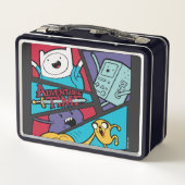 Adventure Time | Action Panel Graphic Metall Brotdose (Rückseite)