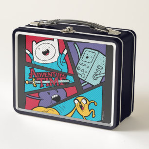 Adventure Time   Action Panel Graphic Metall Brotdose