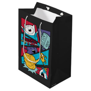 Adventure Time   Action Panel Graphic Mittlere Geschenktüte