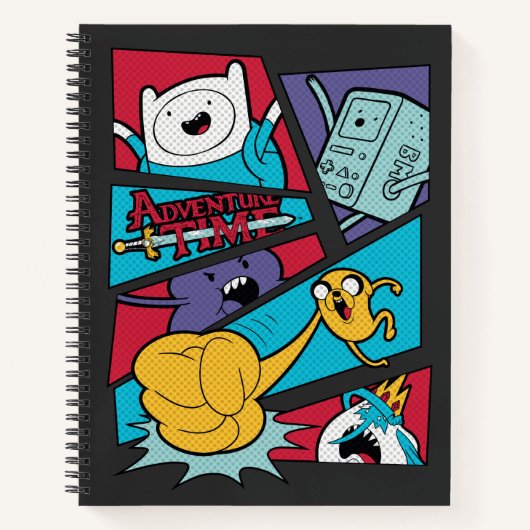 Adventure Time | Action Panel Graphic Notizblock (Vorderseite)