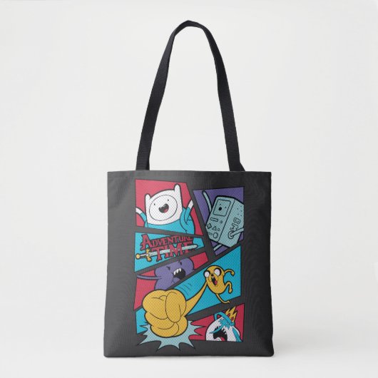 Adventure Time | Action Panel Graphic Tasche (Vorderseite)